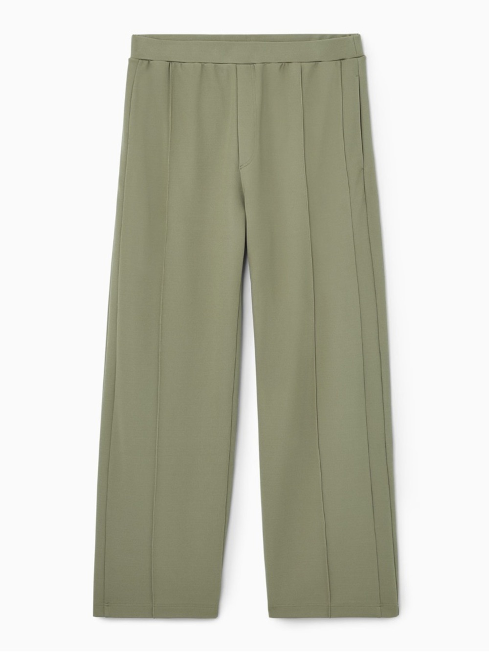 NWT - COS - Pintucked Straight-leg Trousers - Green